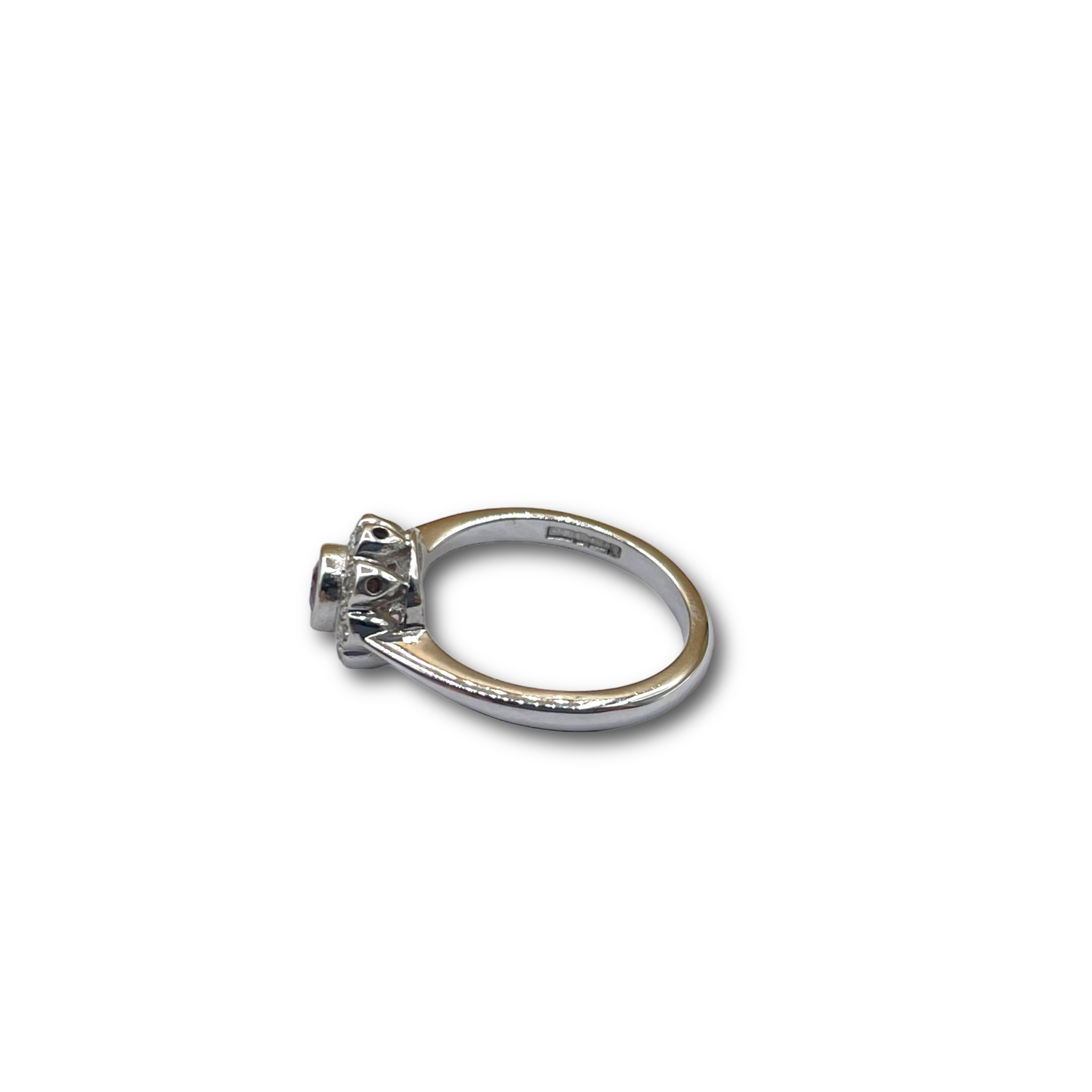 Topaas Diamant  witgoud