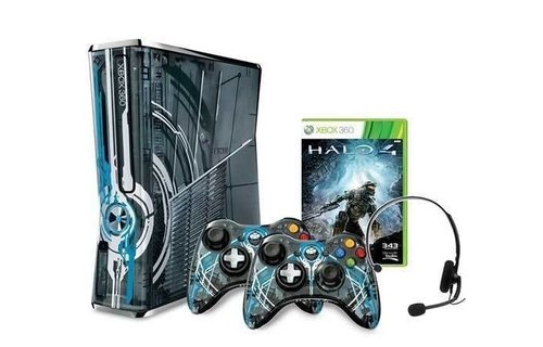 XBOX 360 S Black - Halo 4 Limited Edition Bundel