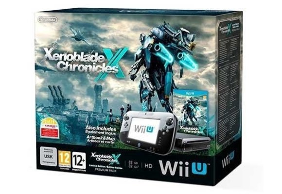 Wii U Premium Pack Black + Xenoblade Chronicles X