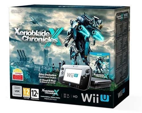 Wii U Premium Pack Black + Xenoblade Chronicles X