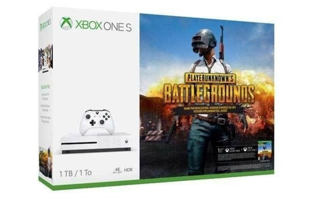 Xbox One S White 1TB + PlayerUnknown's Battlegrounds