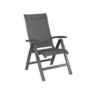 Krimpen Absoluut gevoeligheid Kettler ALTURA CURVE fauteuil verstelbaar TEAK ARMS alu-text. Grijs -  Stigter Tuinmeubelen