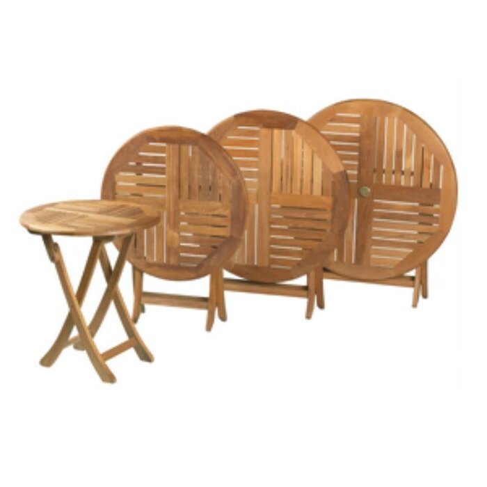 Hamilton Bay Outdoor Hamilton Bay Derby folding table 80cm rond teak