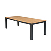 Tierra Outdoor Briga Table Grey frame - TEAK top - diverse maten -