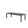 Tierra Outdoor Briga Table Trespa Forest Grey Charcoal Frame