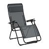 Lafuma Relaxchair RSXA Batyline OBSIDIAN GRIJS met zwart frame