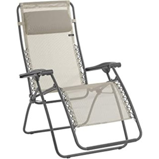 Lafuma Lafuma Relaxchair R CLIP batyline SEIGLE BEIGE with titanium gray frame