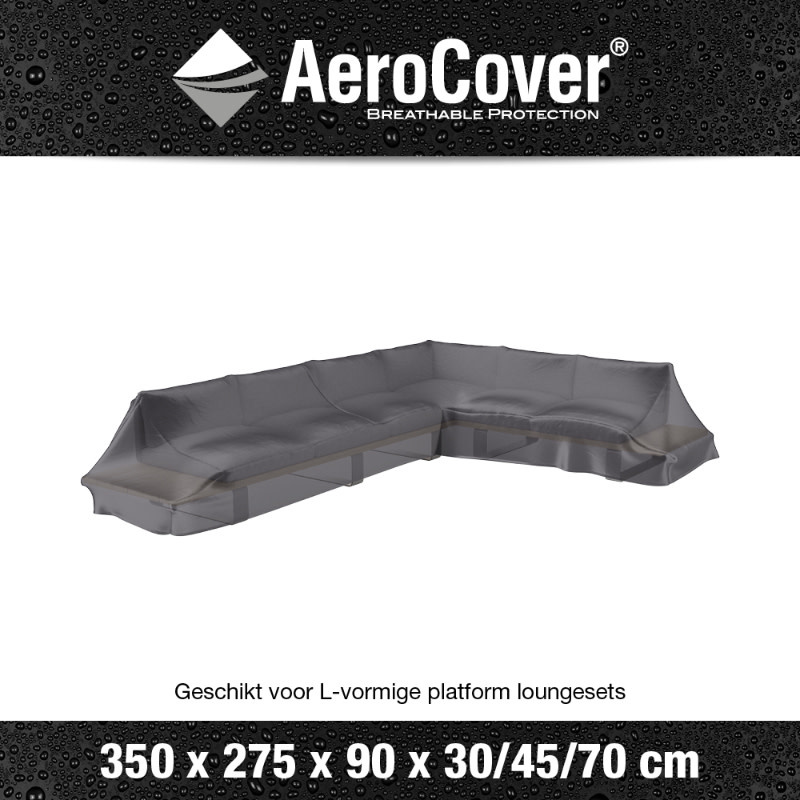 Aerocover AeroCover Loungeset platformhoes rechts 350x275x90xH30-45-70cm nr.7885
