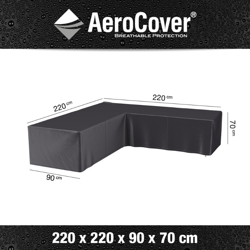 Aerocover AeroCover Loungesethoes hoekset 220x220x90xH70 art. 7944