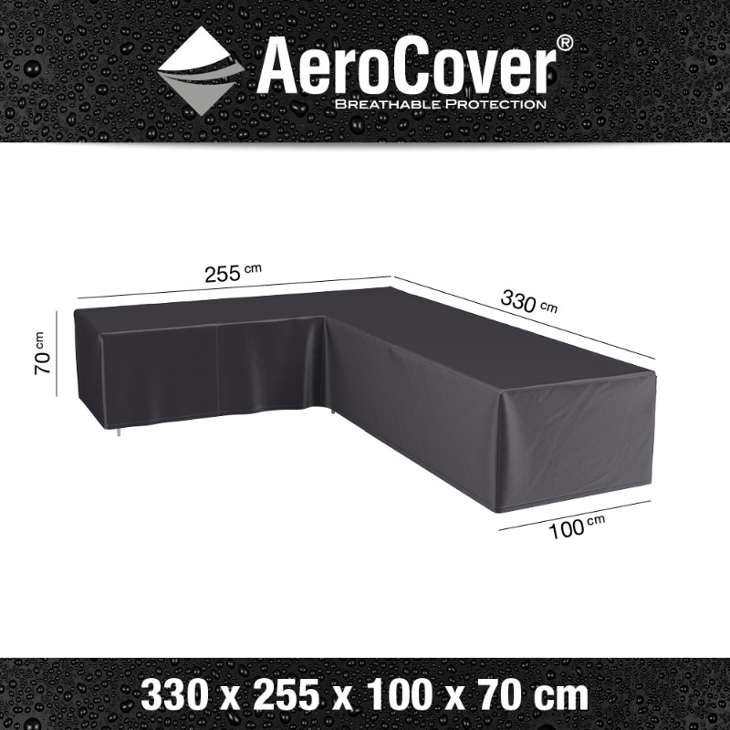 Aerocover AeroCover Loungesethoes hoekset links 330x255x100xH70