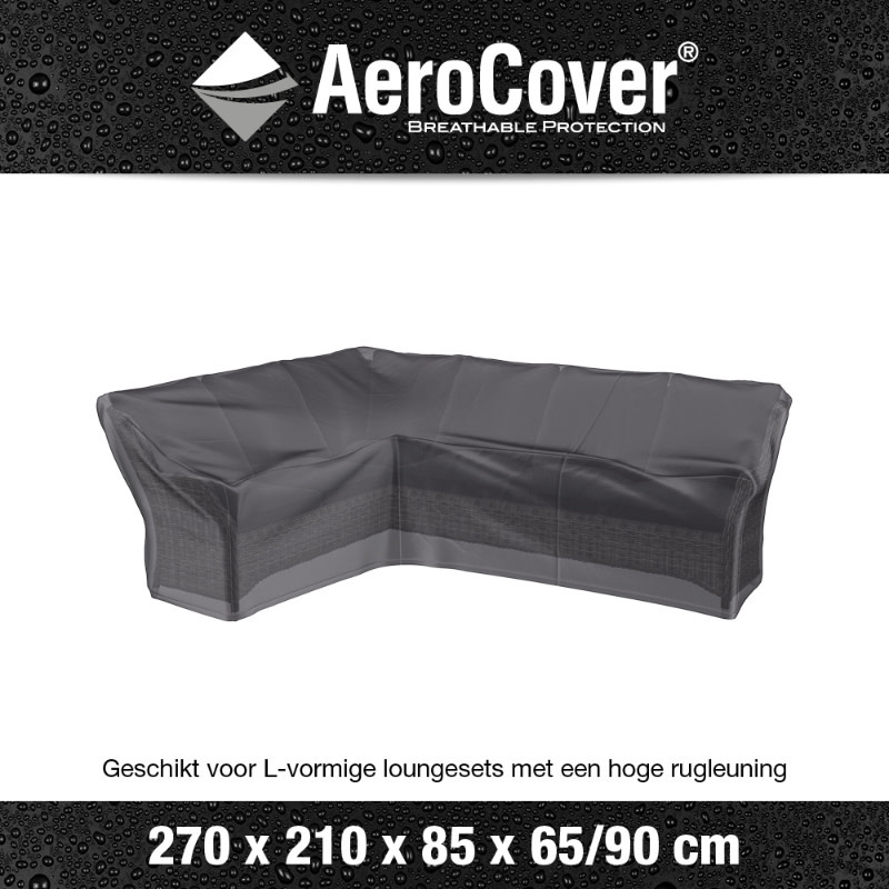 Aerocover AeroCover Loungesethoes hoekset rechts 270x210x85xH65-90cm  art.7991