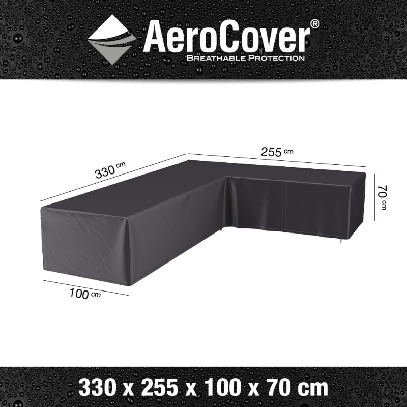 Aerocover AeroCover Loungesethoes hoekset rechts 330x255x100xH70