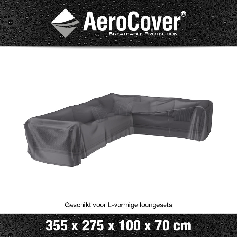Aerocover AeroCover Loungesethoes hoekset rechts 355x275x100xH70