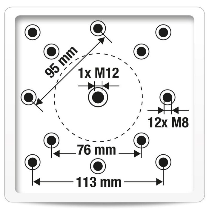 Platinum Platinum Inground ingraaf parasolvoet art.6900