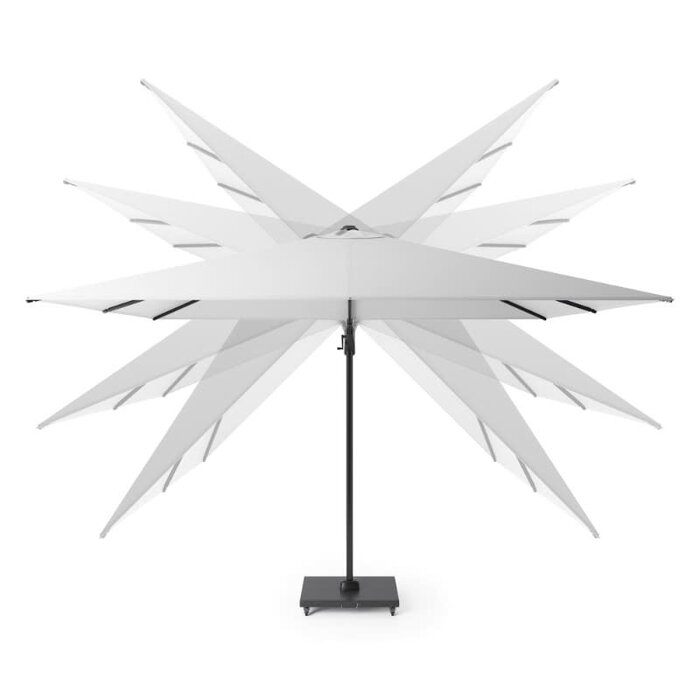 Platinum Platinum Sun & Shade floating parasol Challenger T² Glow 300x300 Taupe - art.7125E