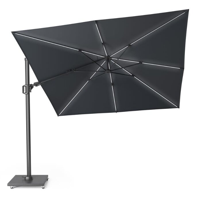 Platinum Platinum Sun & Shade floating parasol Challenger T² Glow 300x300 anthracite - art.7125