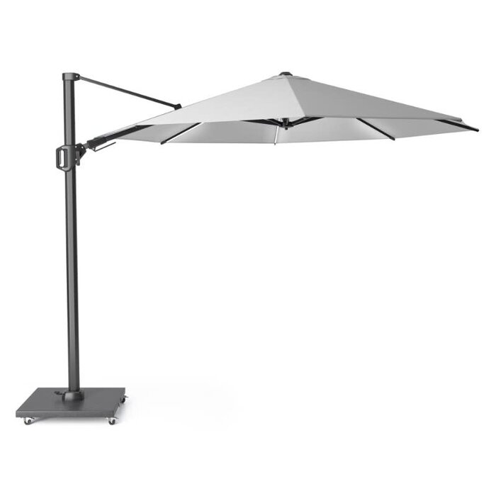 Platinum Platinum Sun & Shade zweefparasol Challenger T2 Glow - 350 round - Lichtgrijs - art.7126C