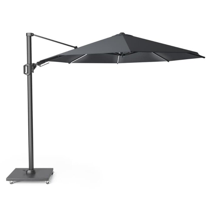 Platinum Platinum Sun & Shade zweefparasol Challenger T2 Glow 350 round - antraciet - art.7126
