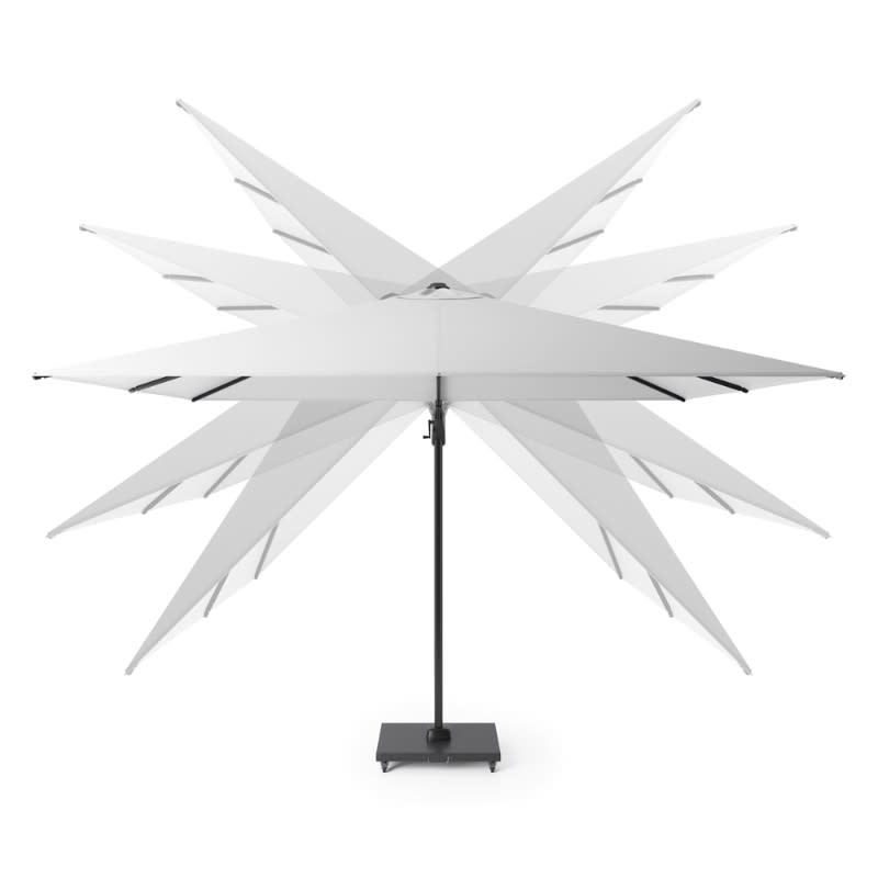 Platinum Platinum Free arm parasol Challenger T2 round 3.5 Light grey