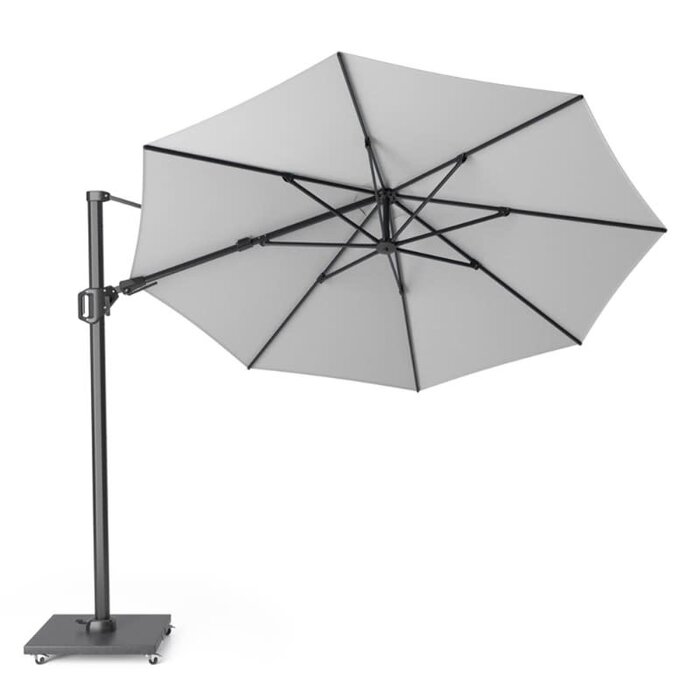 Platinum Platinum Sun & Shade zweefparasol Challenger T2 - 350 round - Wit - art.7138A
