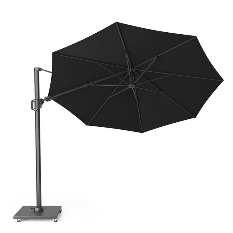 Platinum Platinum Zweefparasol Challenger T2 rond 3,5 Zwart