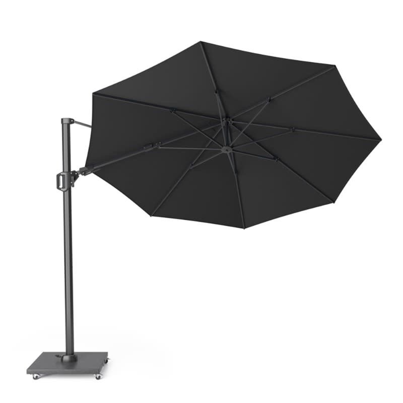 Platinum Platinum Zweefparasol Challenger T2 premium rond 3,5 Faded black