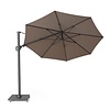 Platinum Sun & Shade floating parasol Challenger T² premium ø350 Havana - art.7138Q