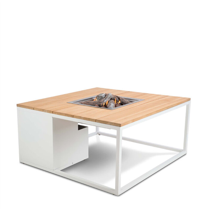 Cosi Cosiloft 100 white frame with teak top
