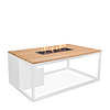 Cosiloft 120 white frame / teak top