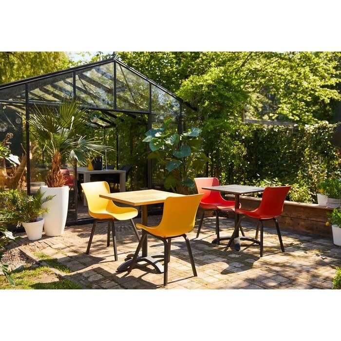 Hartman Hartman Bistro Table 70x70 Teak frame en blad