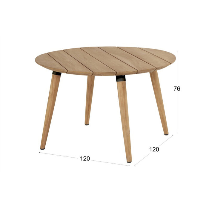 Hartman Hartman Sophie Teak Table r.120cm (set article)