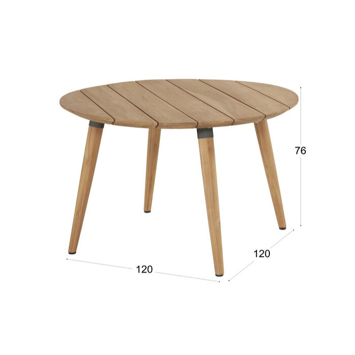 Hartman Hartman Sophie Studio Teak Table r.120cm (set article)