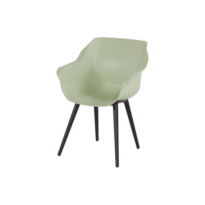 Hartman HARTMAN SOPHIE STUDIO ARMCHAIR with colored seat and carbon black legs