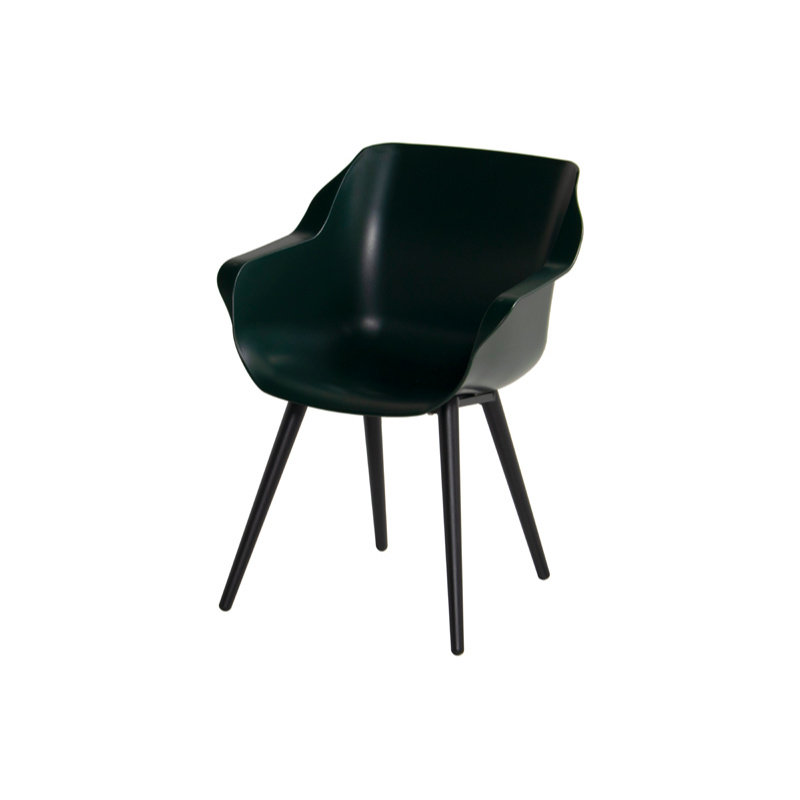 Hartman HARTMAN SOPHIE STUDIO ARMCHAIR with colored seat and carbon black legs