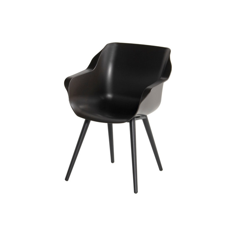 Hartman HARTMAN SOPHIE STUDIO ARMCHAIR met gekleurde kuip, carbon black pootstel