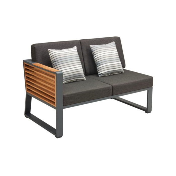 Higold Higold New York Lounge  set XL, 5units, 292x225cm black/teak