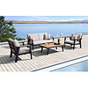 Higold Emoti double seater sofa set 152cm grijs-taupe