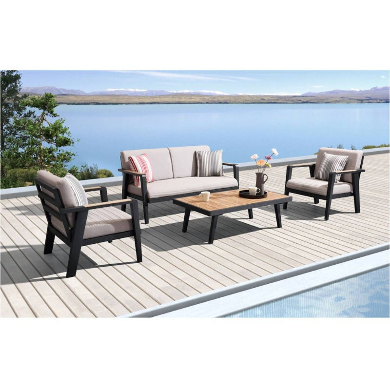 Higold Higold Emoti 4-delig 2-seater sofa set 152cm grijs-taupe