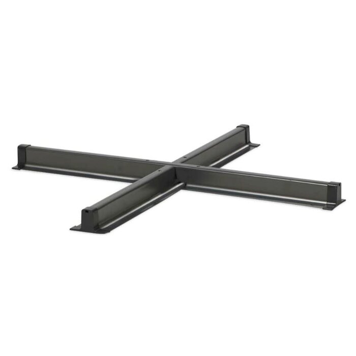 Platinum Platinum Sun & Shade Parasolvoet Zweefparasol kruisvoet Antraciet, zonder tegels