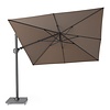 Platinum Zweefparasol Challenger T2 premium 3x3 Havana