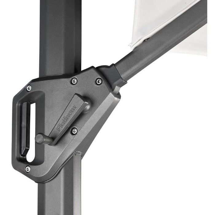 Platinum Platinum Sun & Shade zweefparasol Challenger T1 - 300x300 - Wit - art.7142A