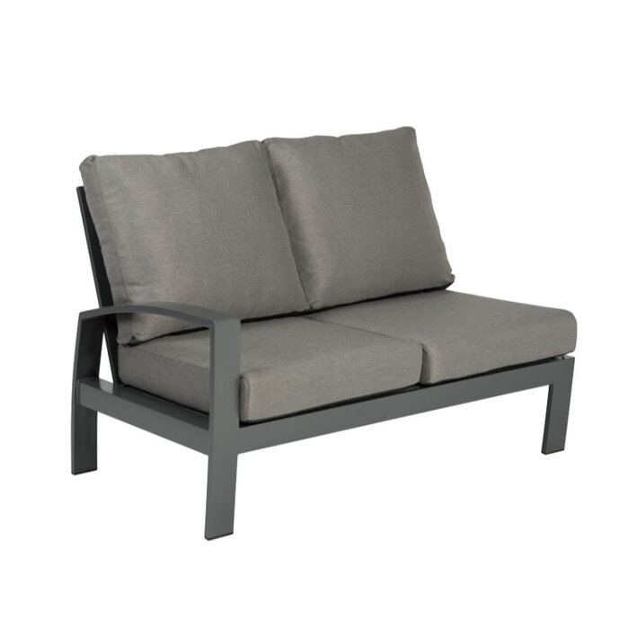 Tierra Outdoor Tierra Outdoor Valencia 4-piece small corner set Charcoal teak