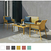 Nardi Net relax sofa set 4-piece Ochre Yellow