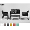 Nardi Net relax sofa set 4-piece Dark gray