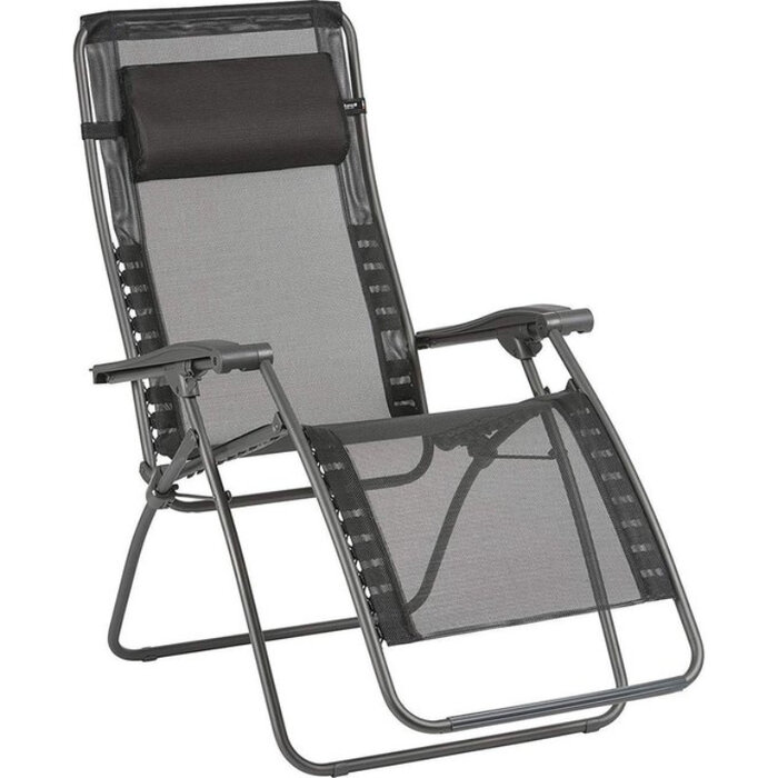 Lafuma Lafuma Relaxchair RSXA CLIP Batyline ZWART with titanium gray frame