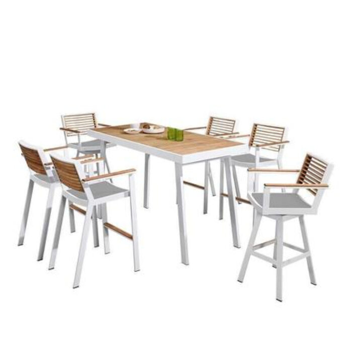 Higold Higold 7-piece York Bar set WHITE-TEAK