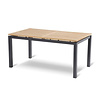 Hartman Sonata Table 160x90cm dark gray with teak top