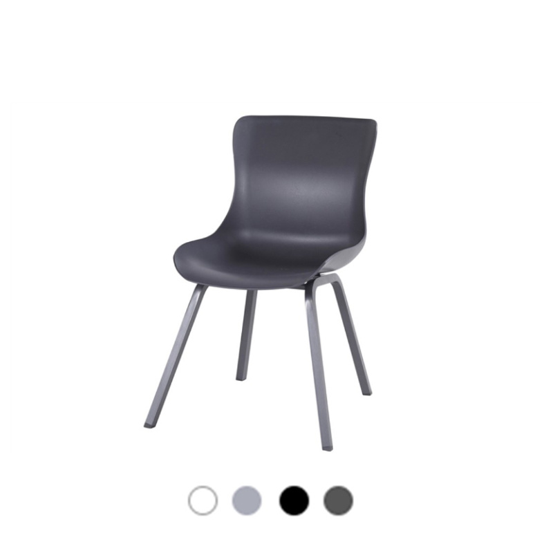 Hartman HARTMAN SOPHIE ELEMENT RONDO DINING CHAIR W.O. ARM, colored seat, with black legs