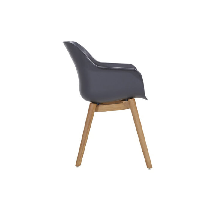 Hartman Hartman set 5-delig Sophie studio teak set met tafel 120cm rond Xerix grijs -teak
