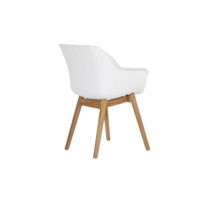 Hartman Hartman set 5-delig Sophie studio teak set met tafel 120cm rond WIT-TEAK